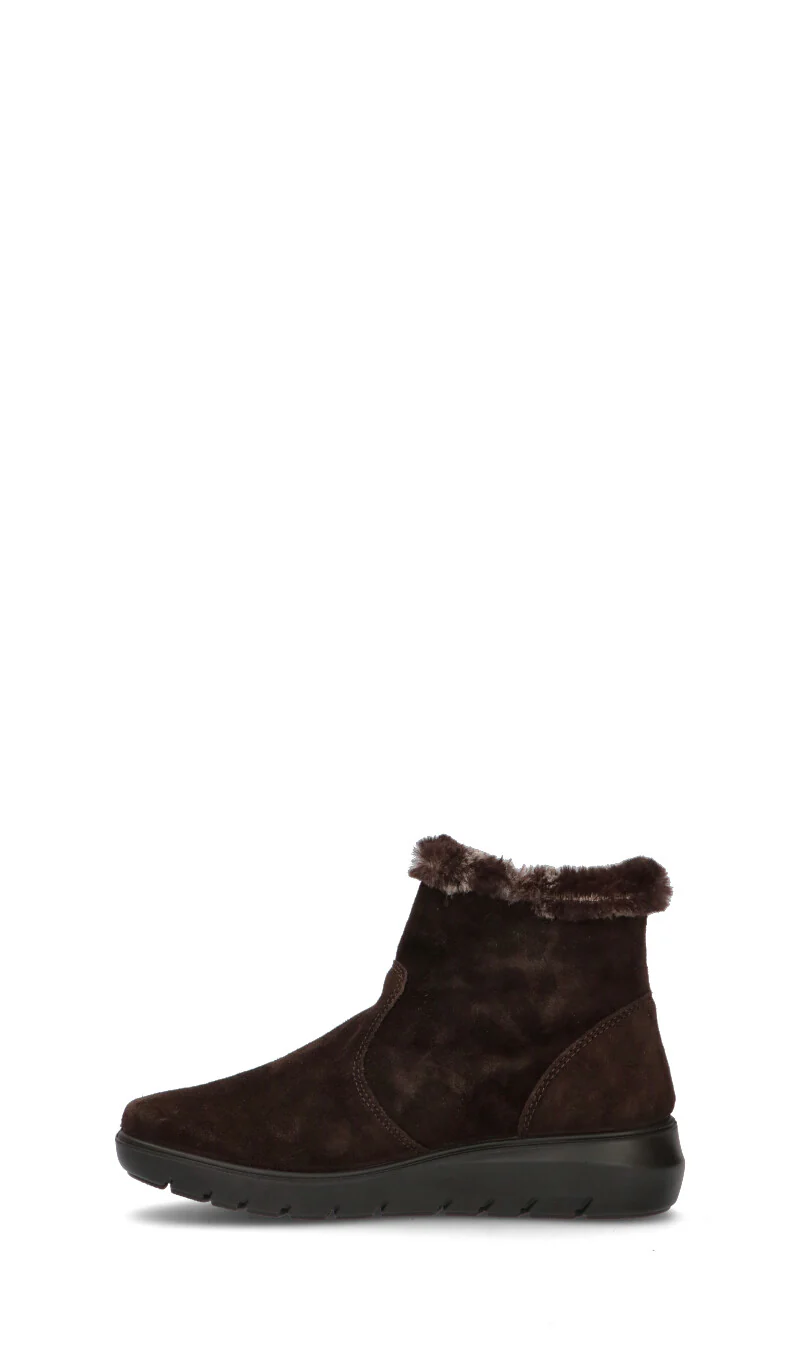 ENVAL Scarpa comfort donna marrone in suede - Image 4