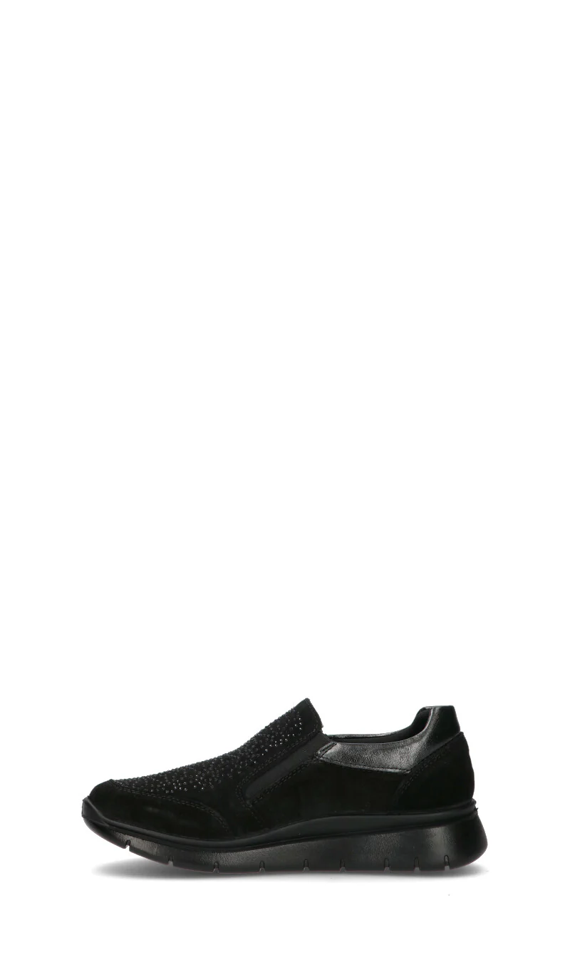 ENVAL Scarpa comfort donna nera in suede - Image 4