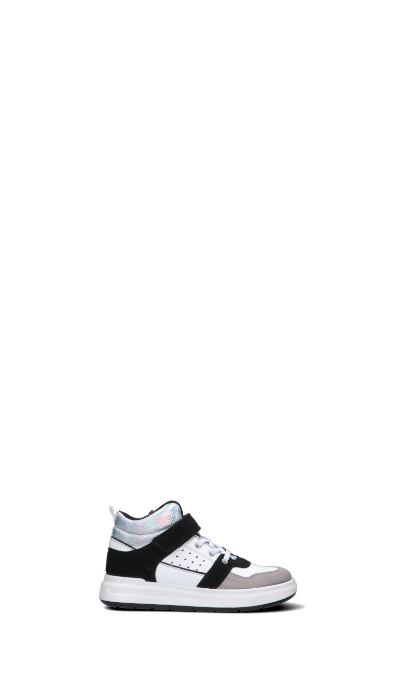 PRIMIGI Sneaker bimba bianca/nera in pelle