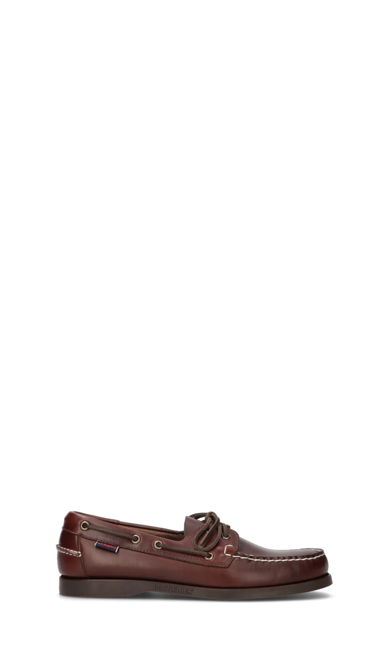 SEBAGO Scarpa barca uomo marrone in pelle