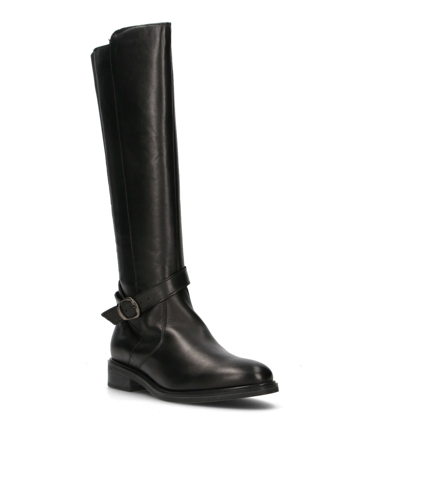 RABARBARO Stivale donna nero in pelle - Image 2