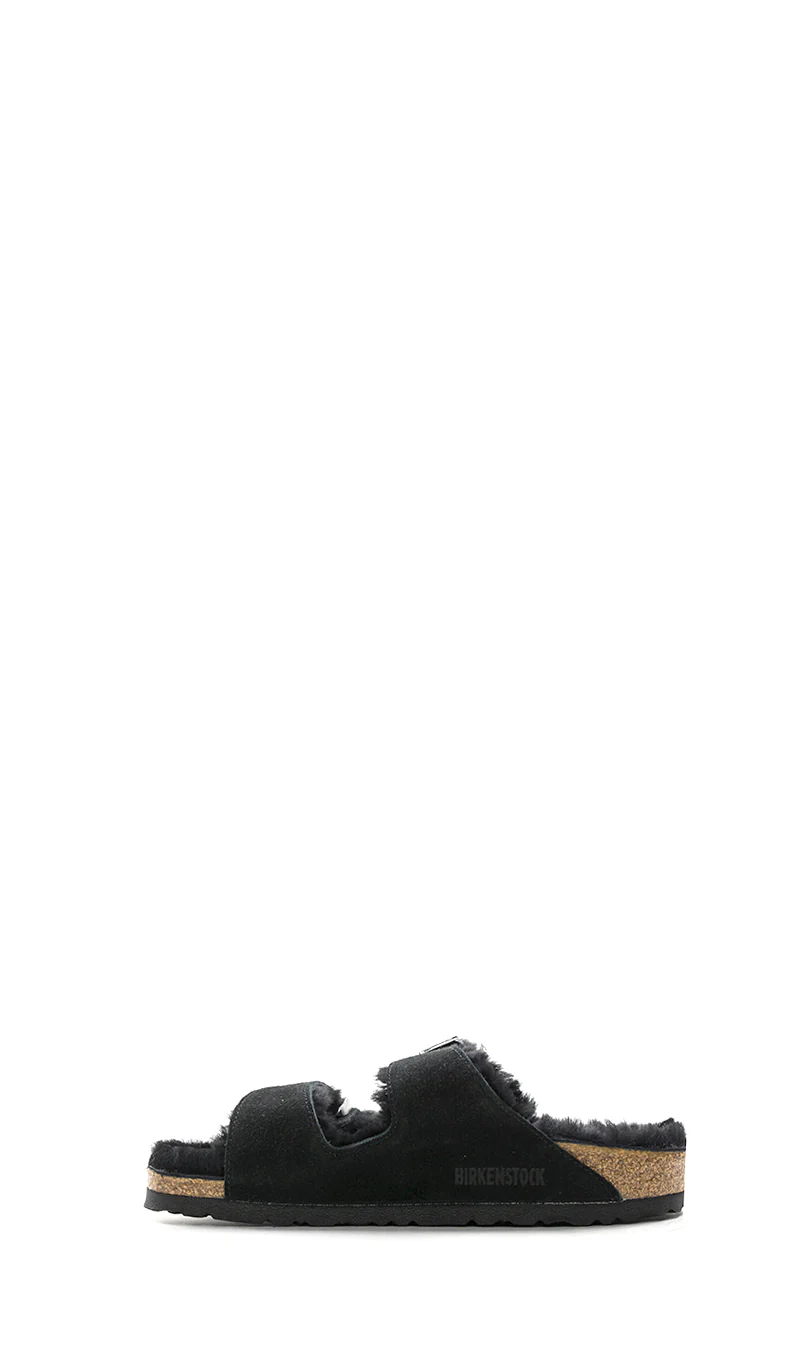 BIRKENSTOCK Ciabatta donna nera in suede - Image 2