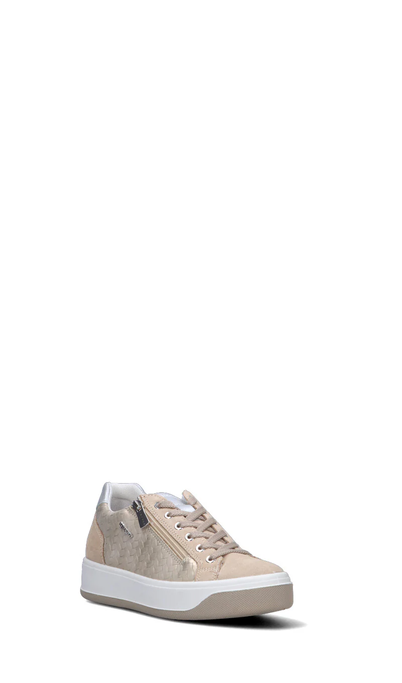 IGI&CO Sneaker donna beige in pelle - Image 2