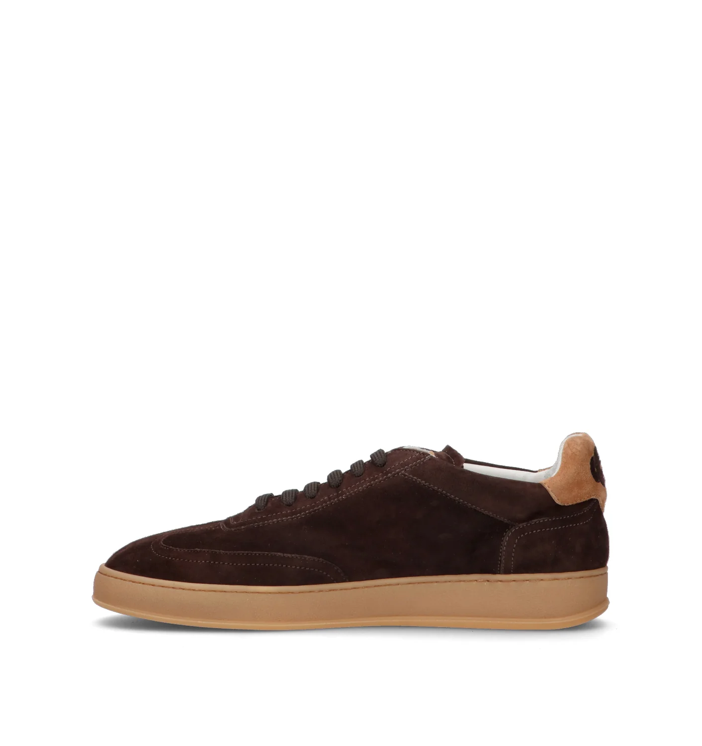 SOLDINI 80 Sneaker uomo marrone in suede - Image 4
