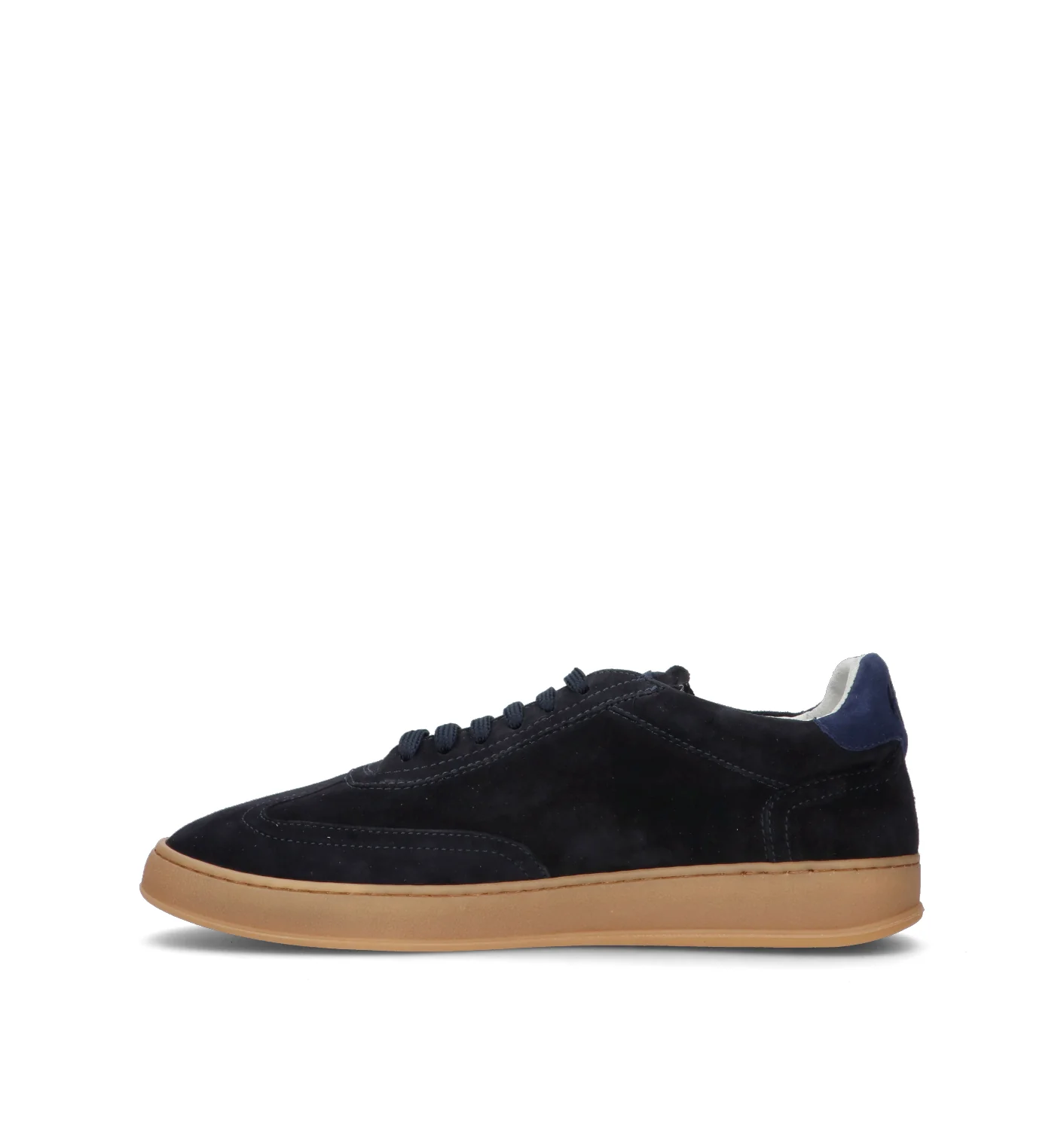 SOLDINI 80 Sneaker uomo blu in suede - Image 4