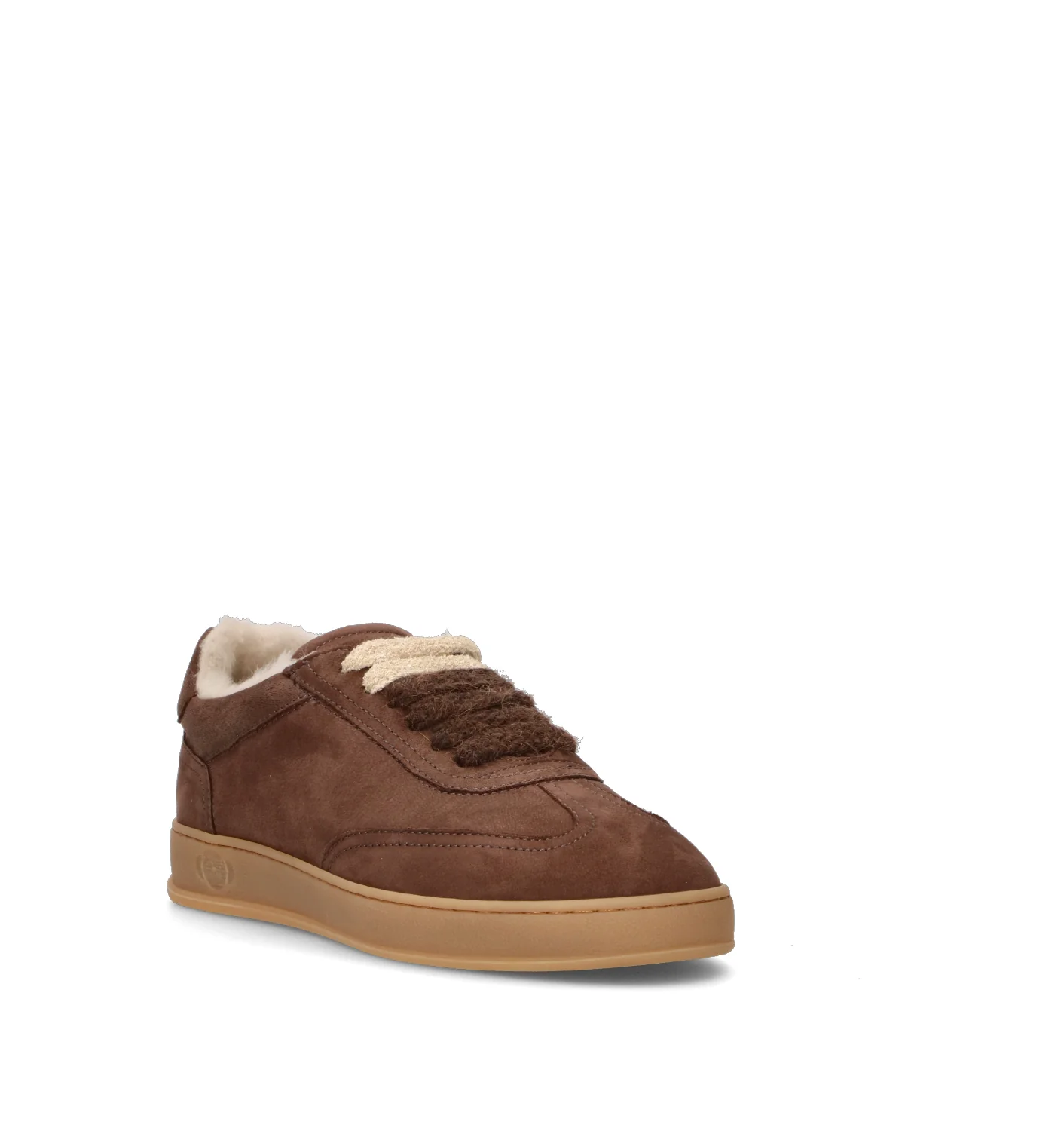 SOLDINI 80 Sneaker donna marrone in suede - Image 2