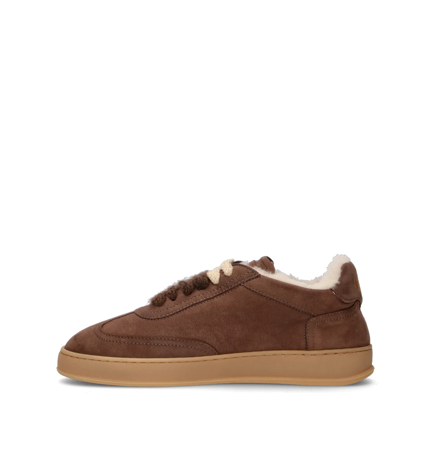 SOLDINI 80 Sneaker donna marrone in suede - Image 4