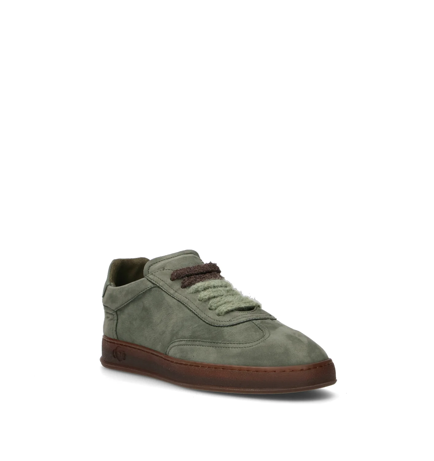 SOLDINI 80 Sneaker uomo verde in suede - Image 2