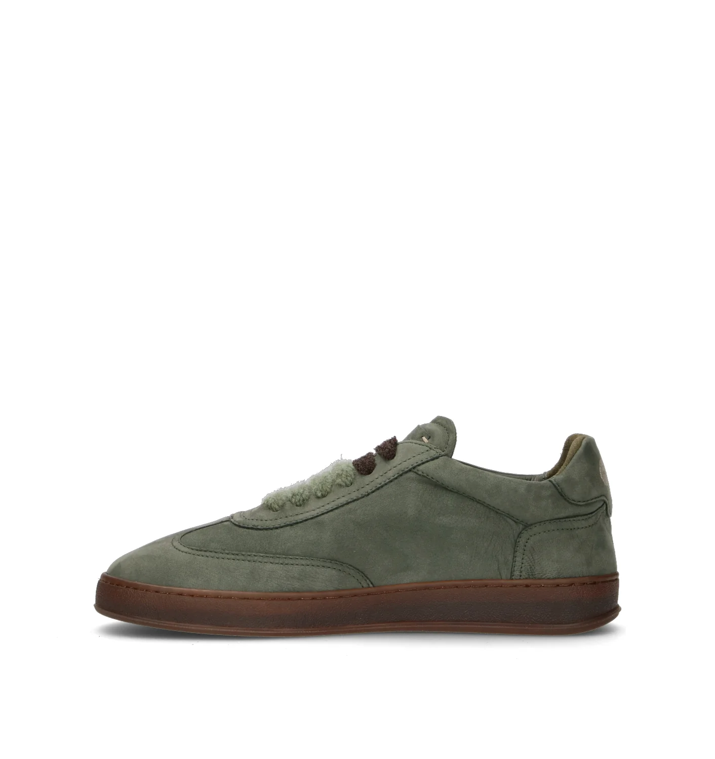 SOLDINI 80 Sneaker uomo verde in suede - Image 4