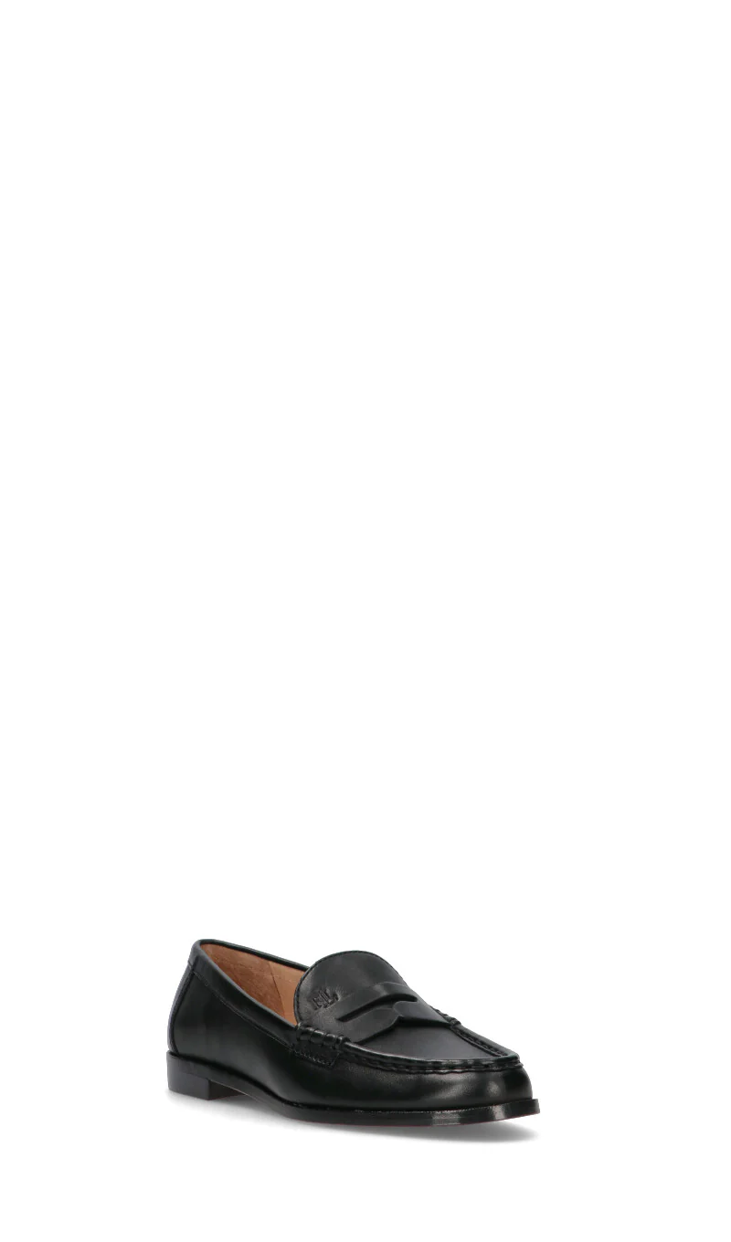 RALPH LAUREN Mocassino donna nero in pelle - Image 2