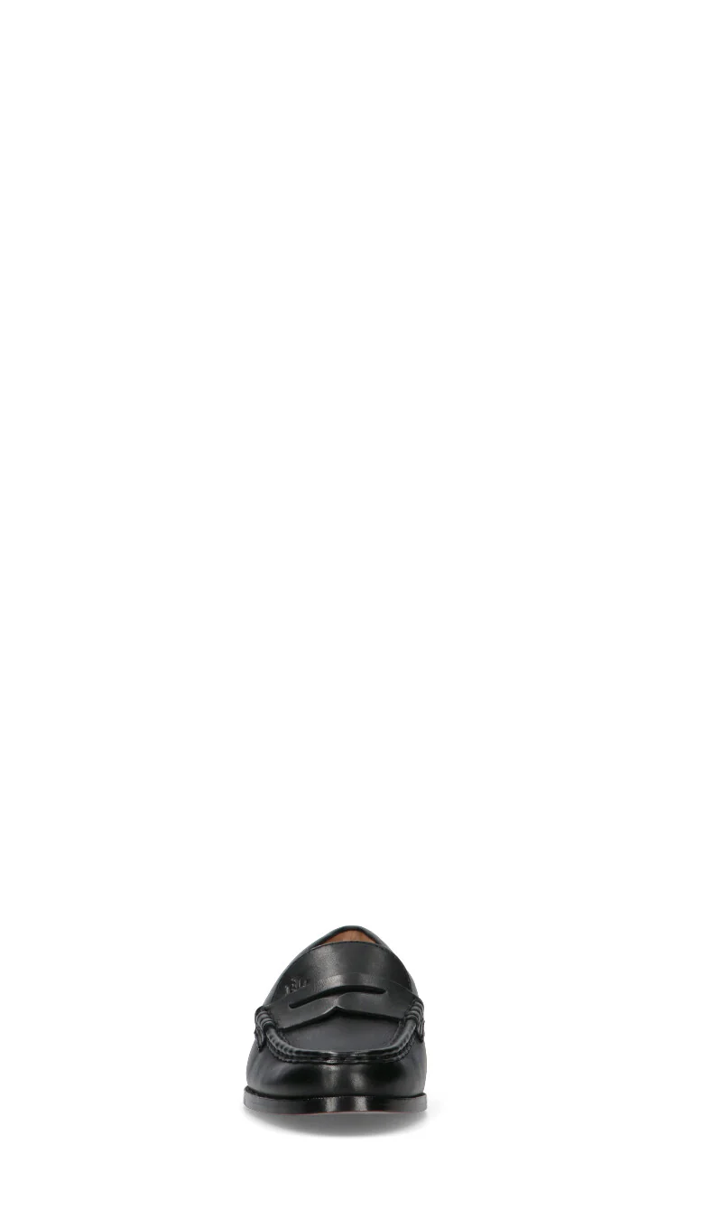 RALPH LAUREN Mocassino donna nero in pelle - Image 3
