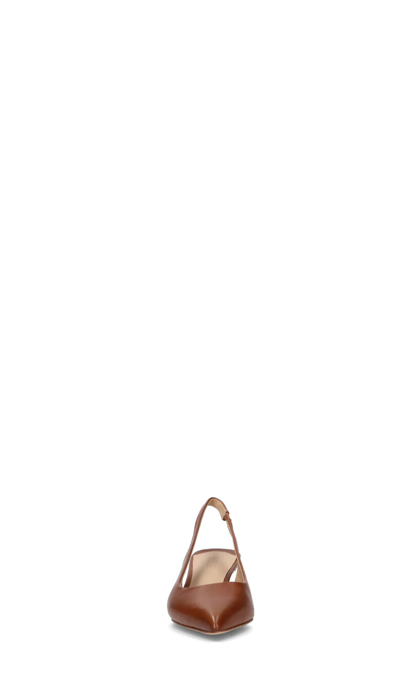 RALPH LAUREN Slingback donna marrone in pelle - Image 3