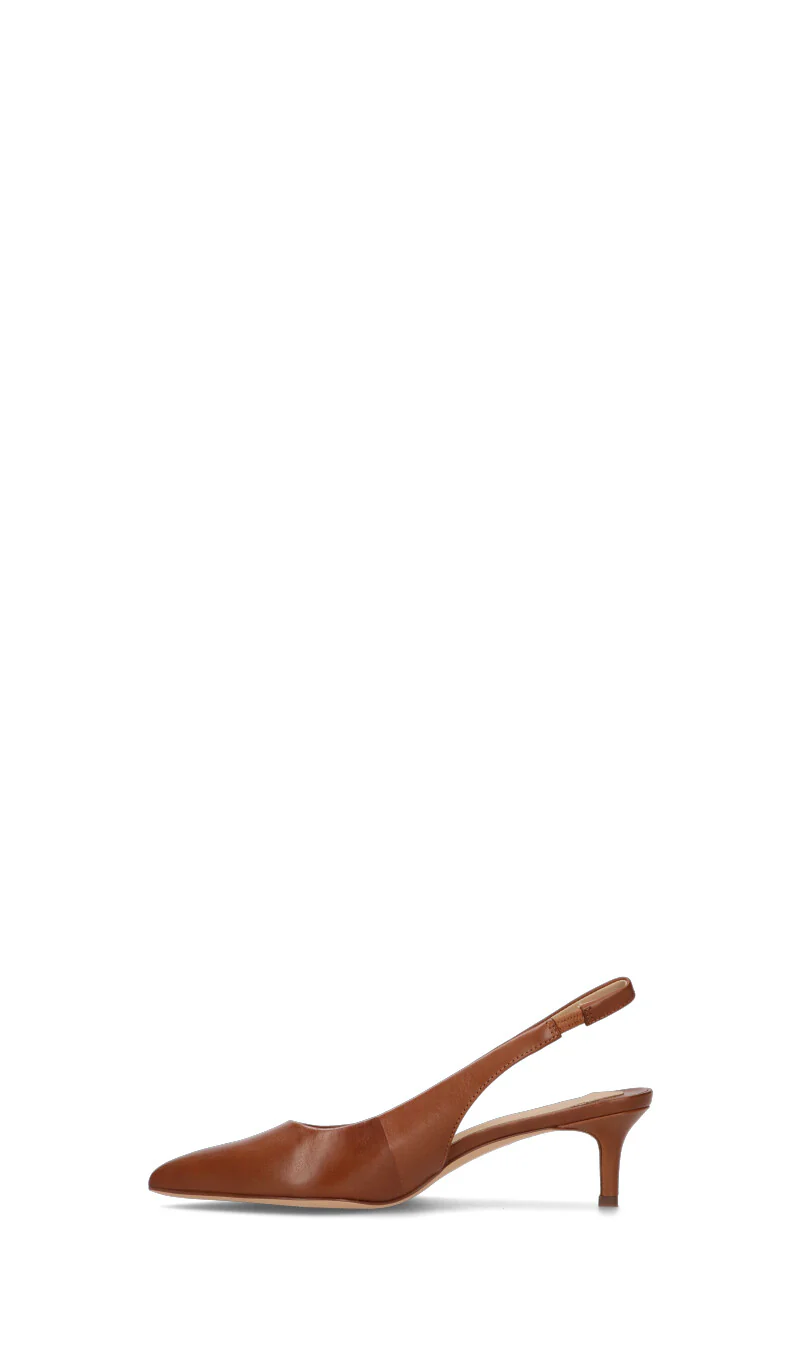 RALPH LAUREN Slingback donna marrone in pelle - Image 4