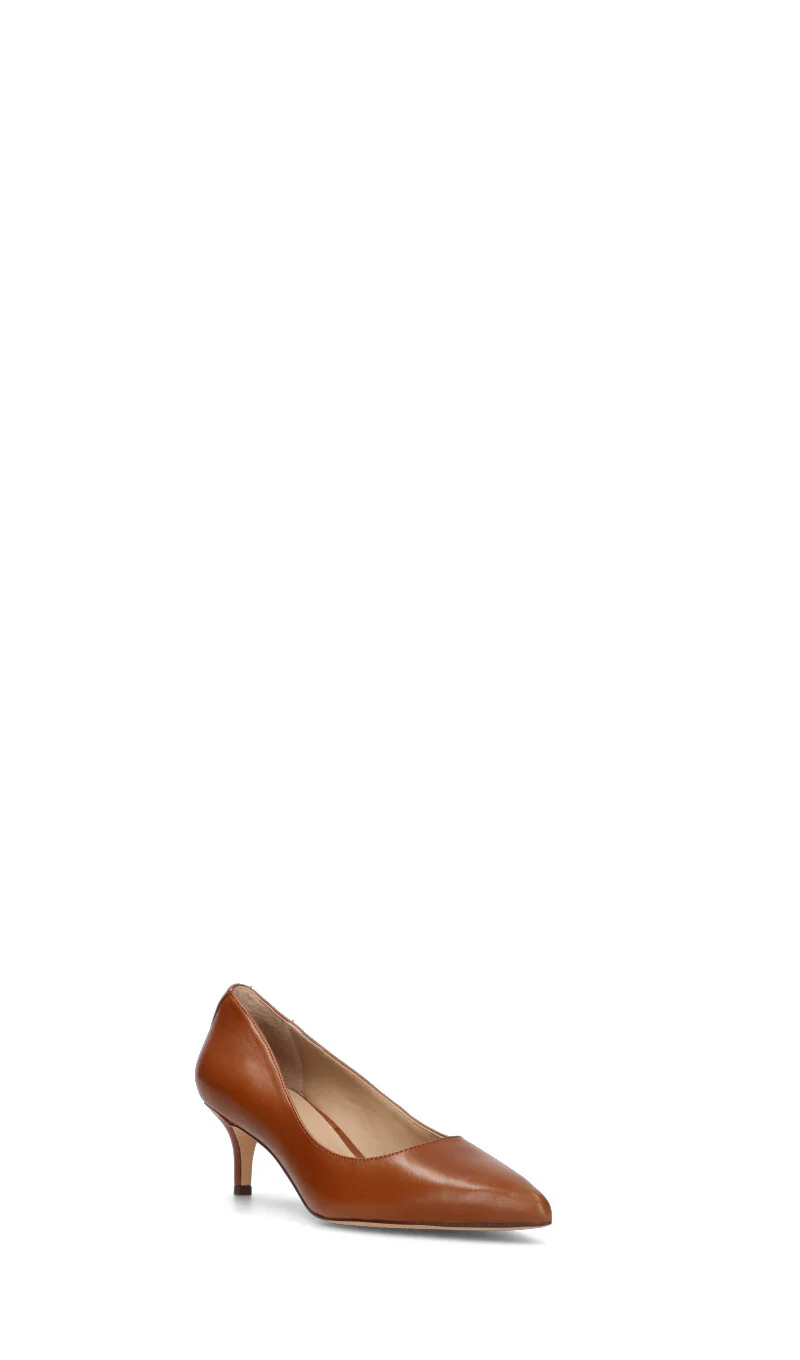 RALPH LAUREN Décolleté donna marrone in pelle - Image 7