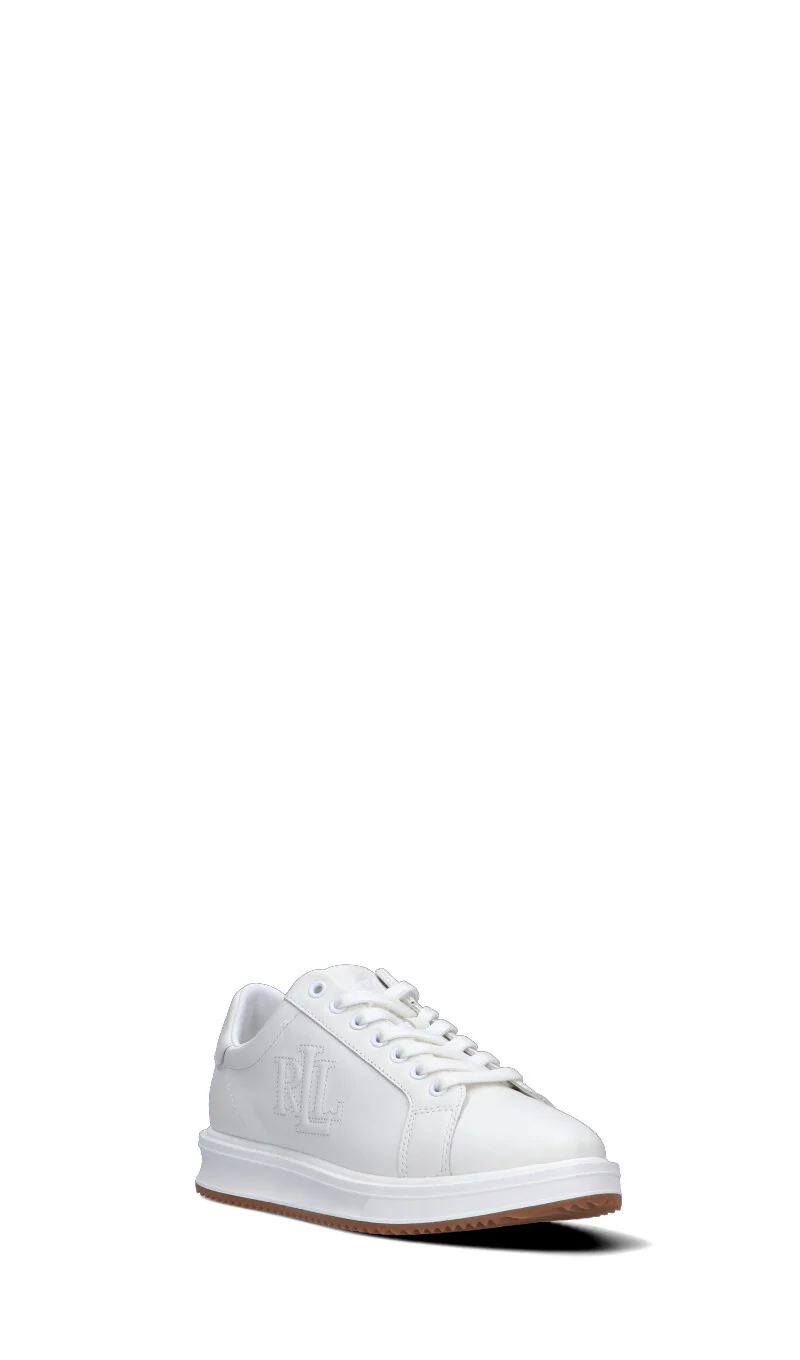 RALPH LAUREN Sneaker donna bianca in pelle - Image 2