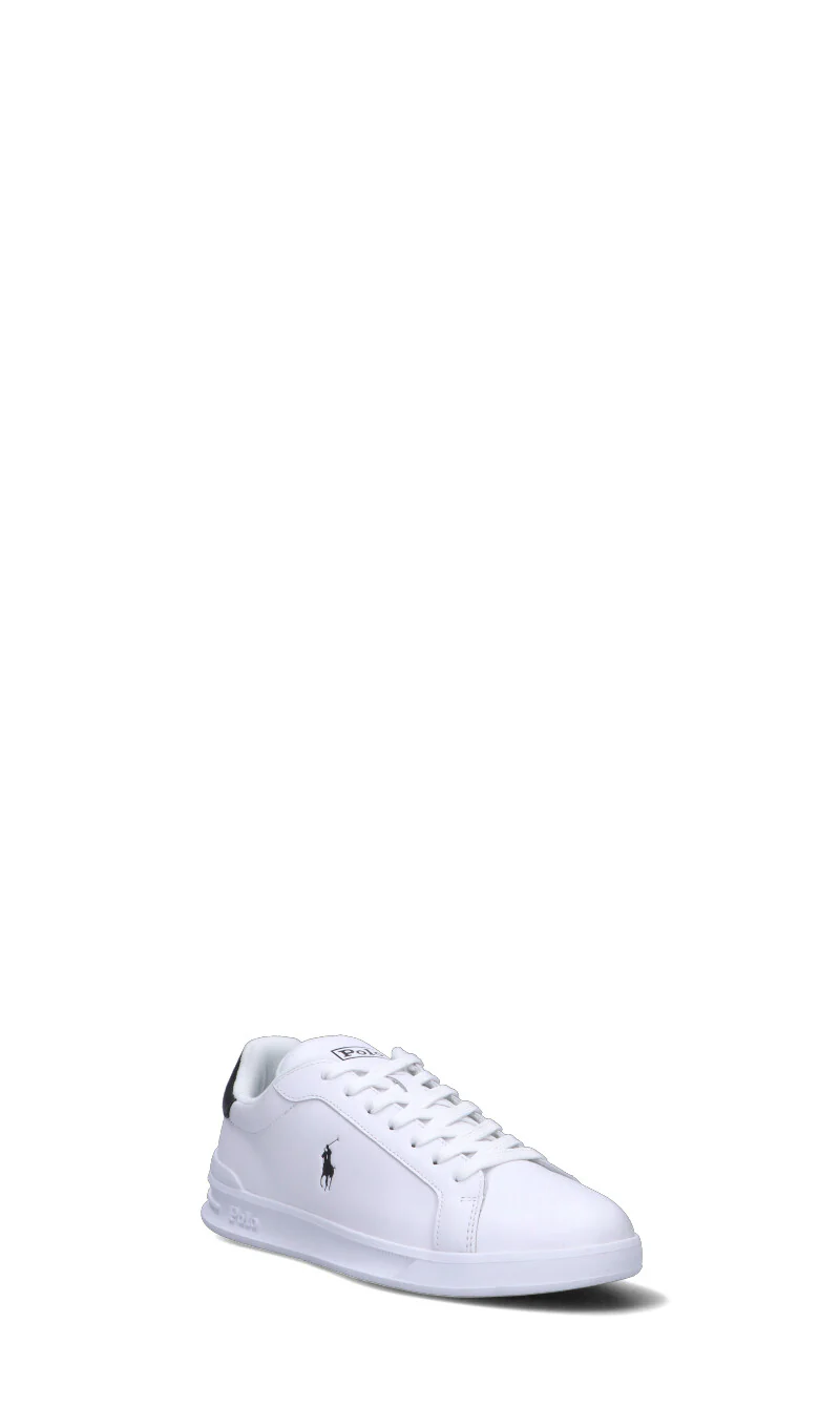 POLO RALPH LAUREN Sneaker uomo bianca/nera in pelle - Image 7