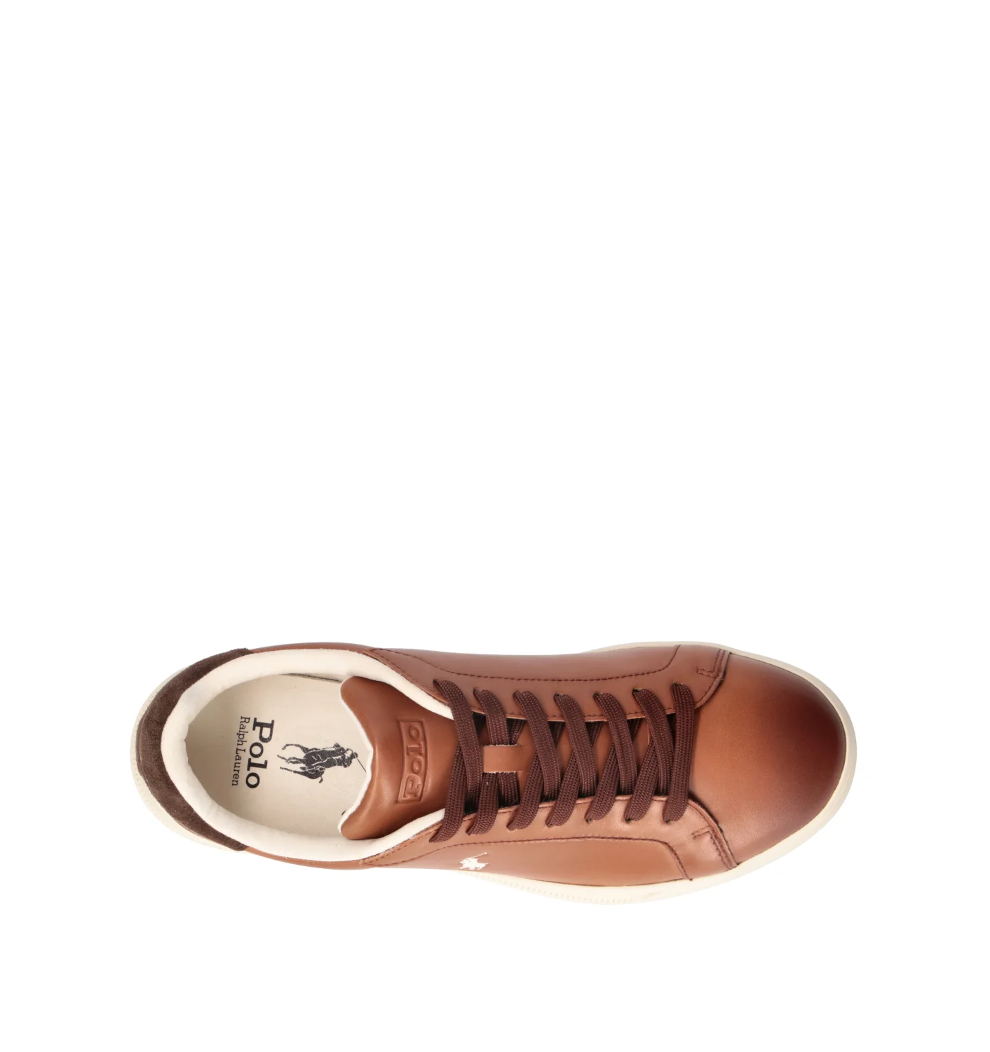 RALPH LAUREN Sneaker uomo cuoio in pelle - Image 5