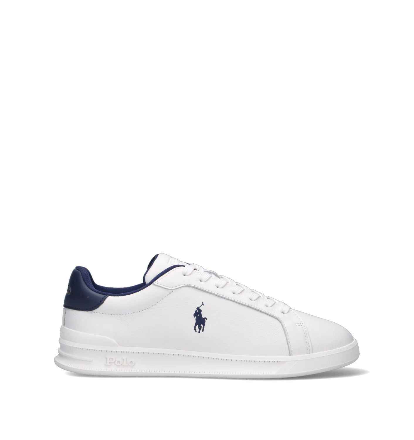 POLO SPORT Sneaker uomo bianca in pelle