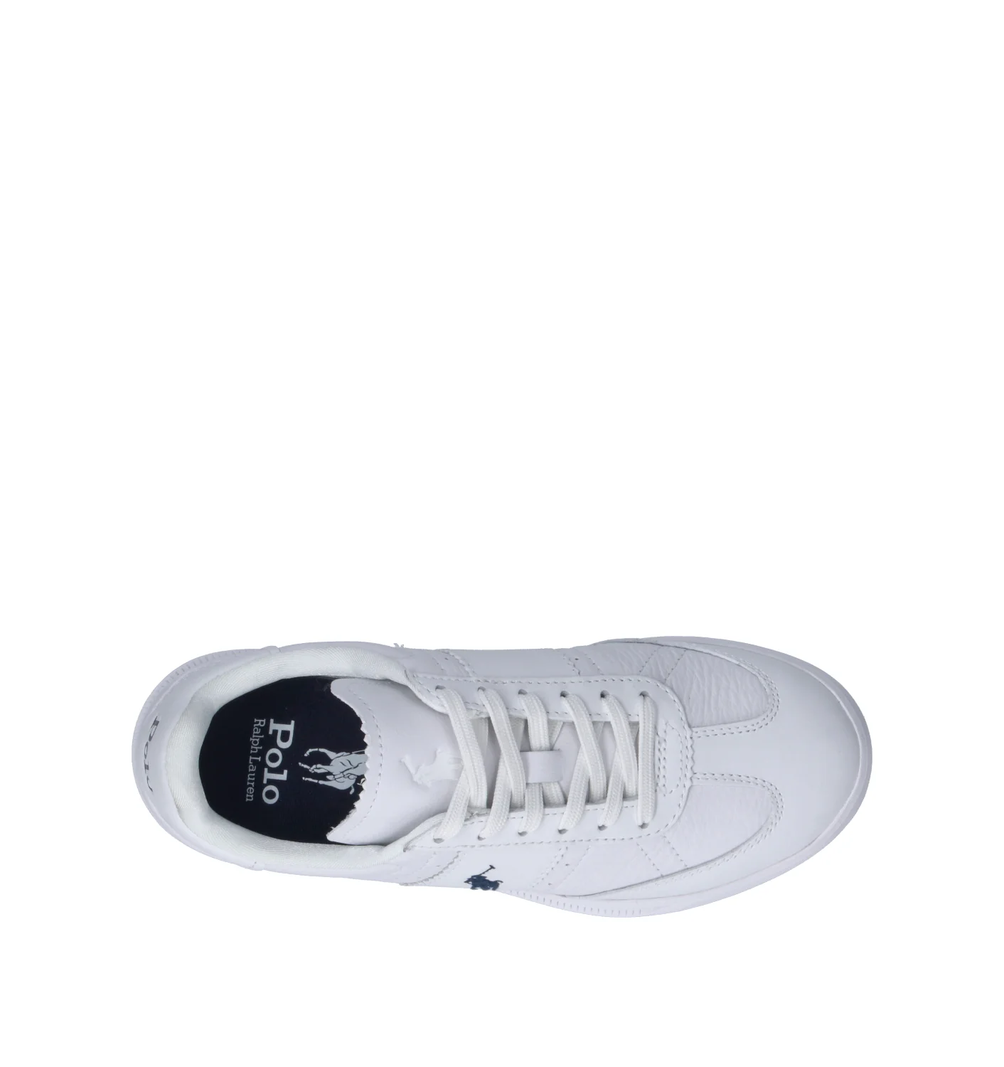 RALPH LAUREN Sneaker donna bianca in pelle - Image 5