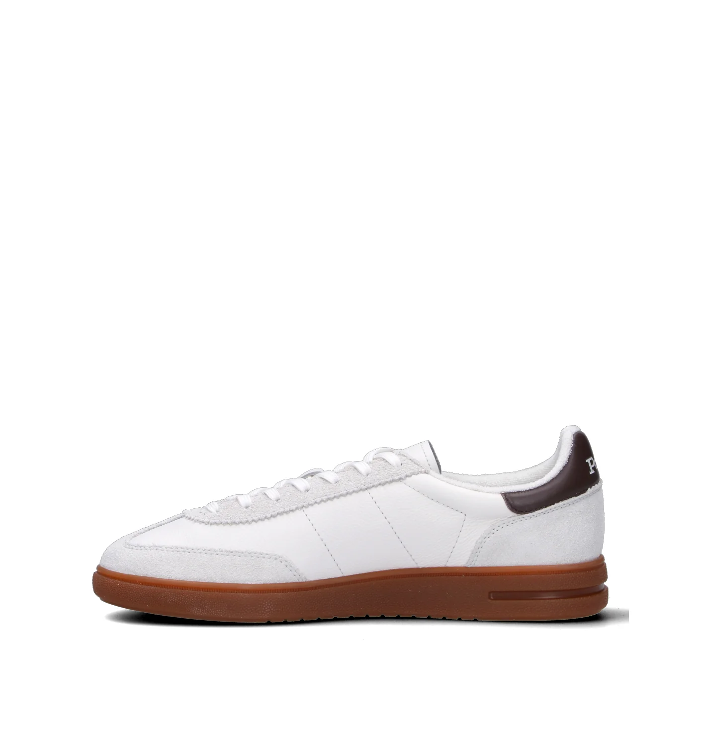 POLO SPORT Sneaker donna bianca in pelle. - Image 4