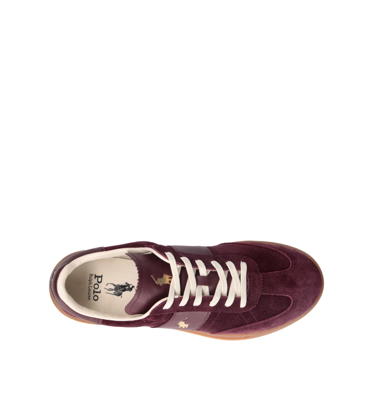 POLO SPORT Sneaker uomo bordeaux in suede - Image 5