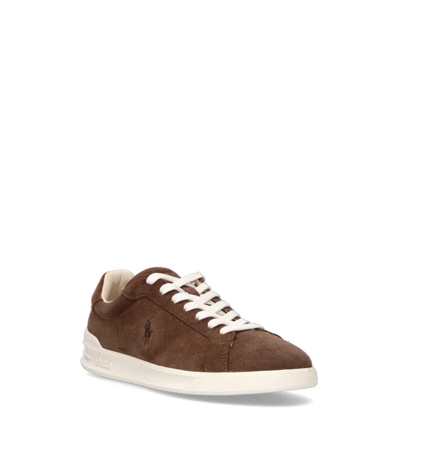 POLO SPORT Sneaker uomo marrone in suede - Image 2