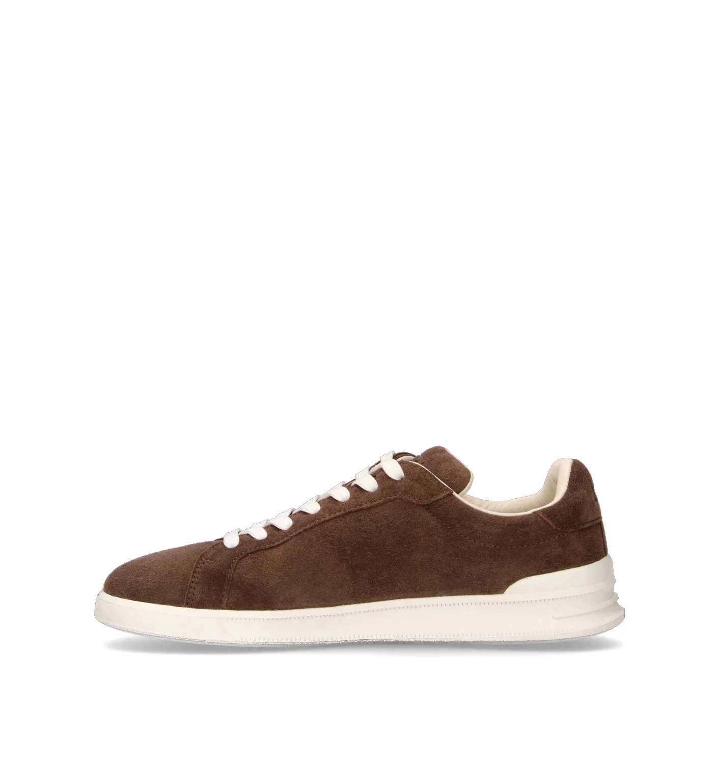 POLO SPORT Sneaker uomo marrone in suede - Image 4
