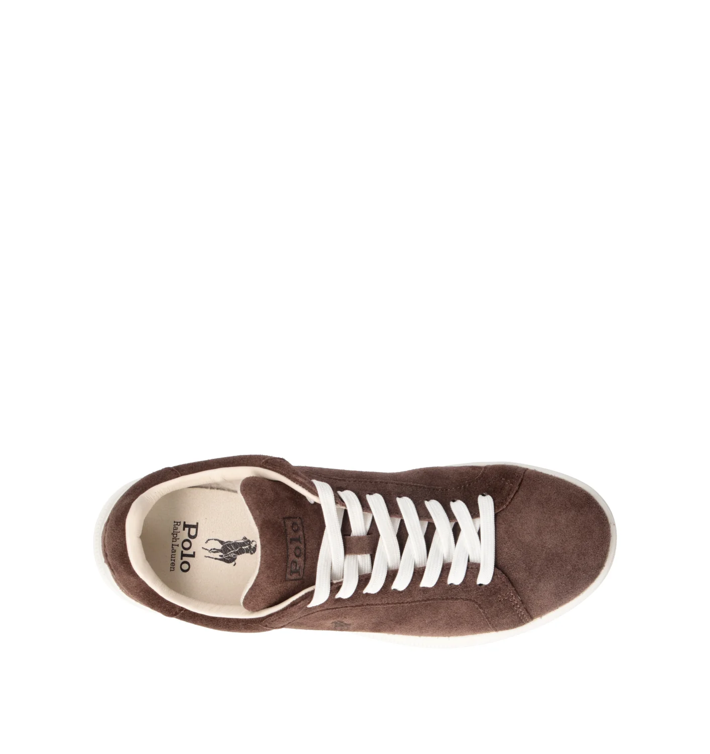 POLO SPORT Sneaker uomo marrone in suede - Image 5
