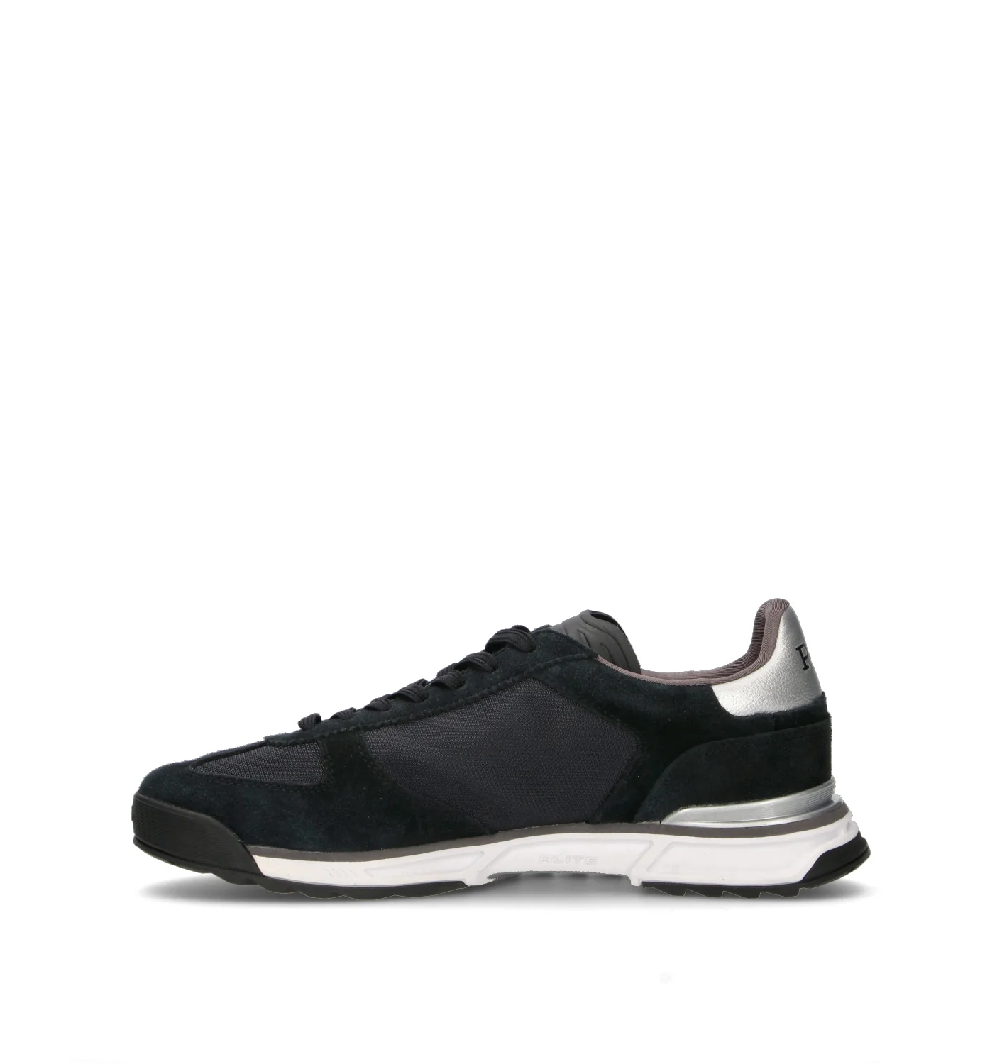 POLO SPORT Sneaker uomo nera in suede - Image 4