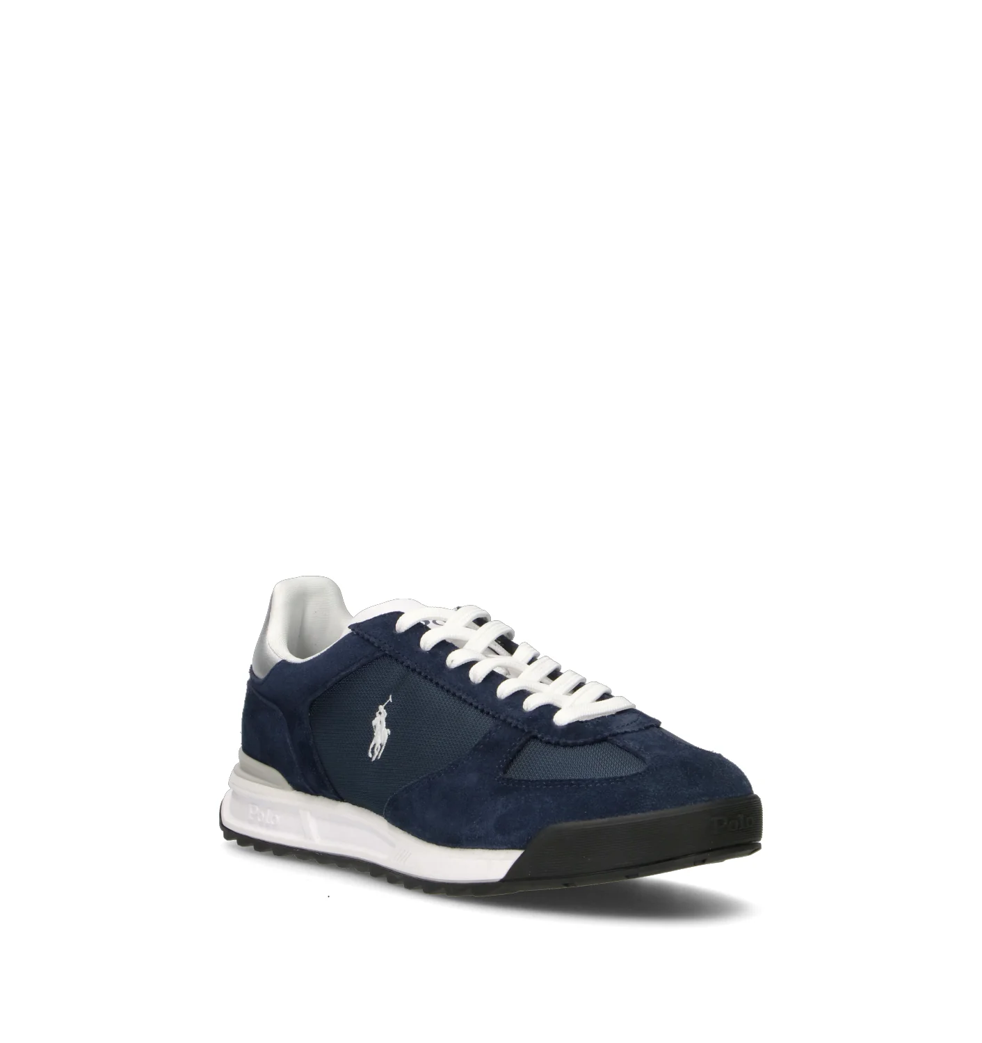 POLO SPORT Sneaker uomo blu in suede - Image 2