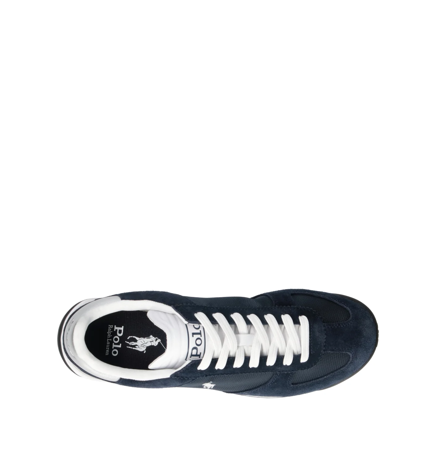 POLO SPORT Sneaker uomo blu in suede - Image 5