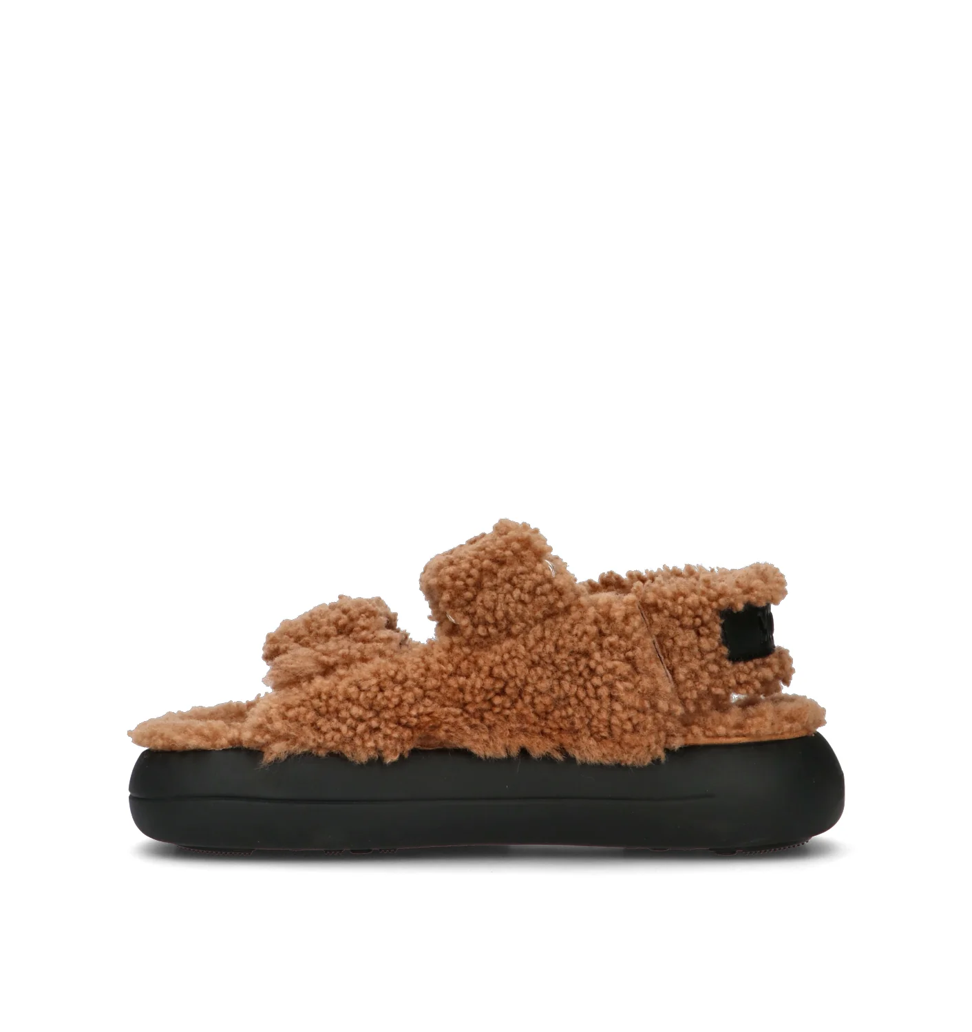 MOON BOOT SHEARLING SANDAL Sandalo donna marrone in pelliccia - Image 4
