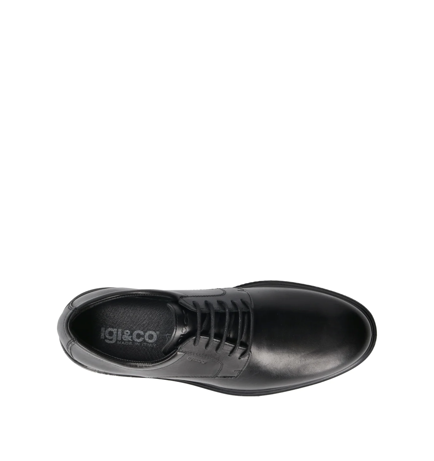 IGI&CO Stringata uomo nera in pelle - Image 5