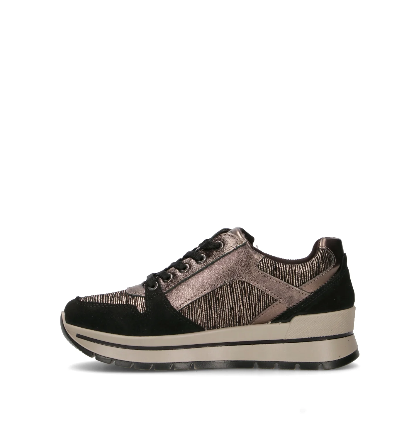 IGI&CO Sneaker donna nera in pelle - Image 4