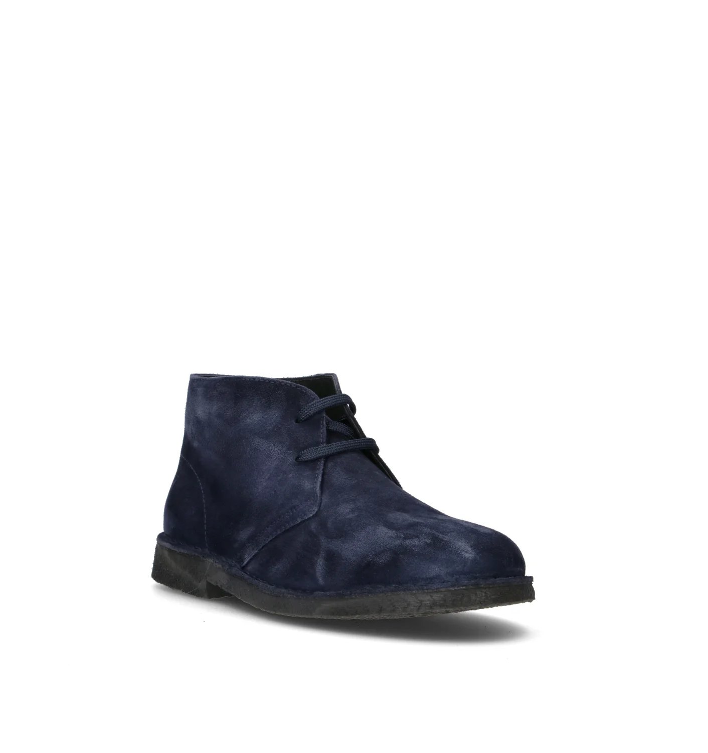 EMIDI' Polacco uomo blu in suede - Image 2