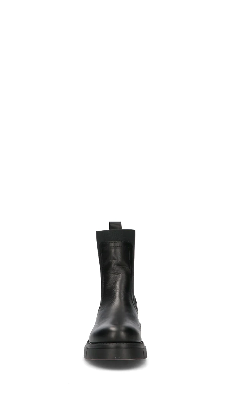 RABARBARO Tronchetto donna nero in pelle - Image 3
