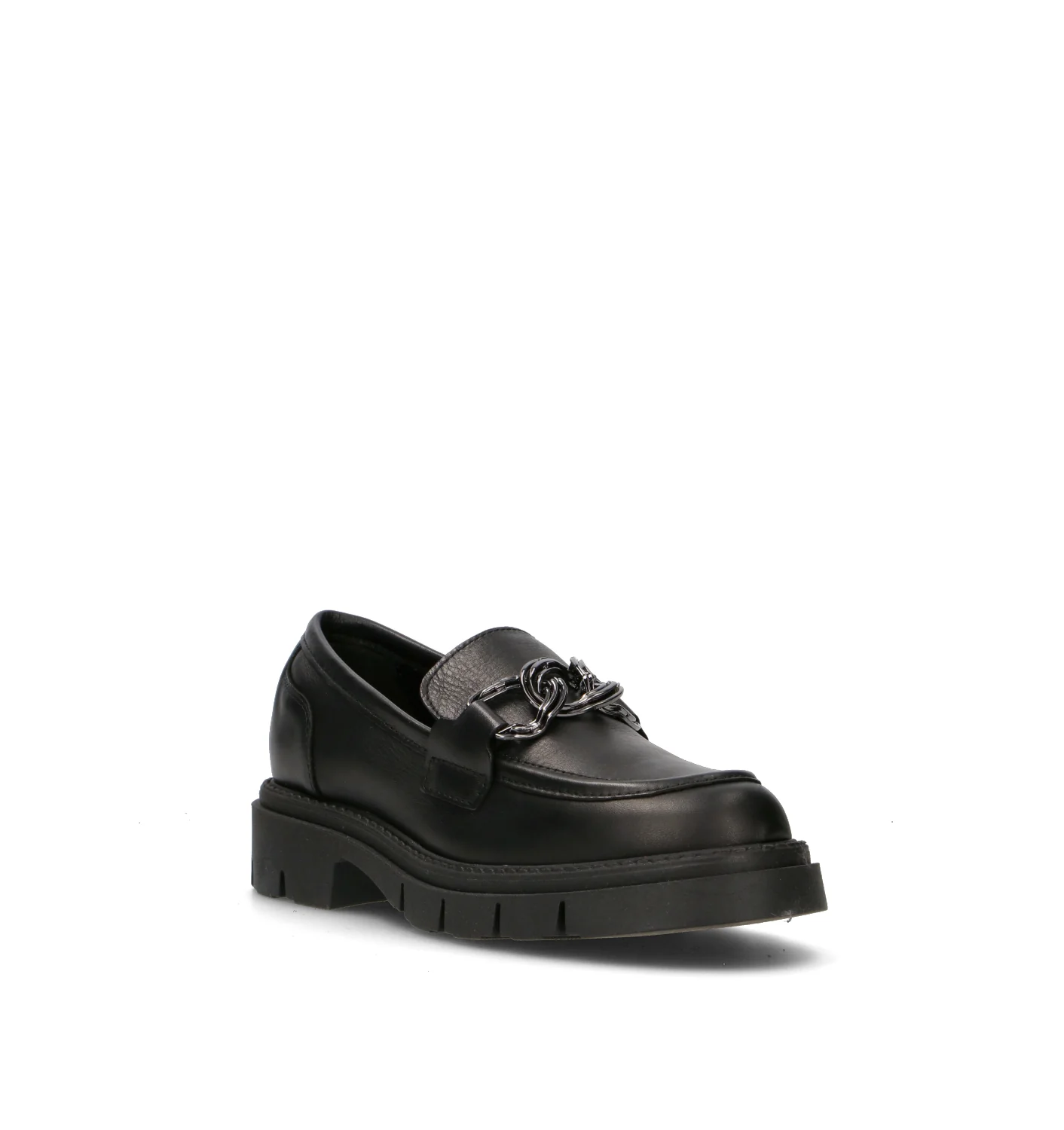 RABARBARO Mocassino donna nero in pelle - Image 2