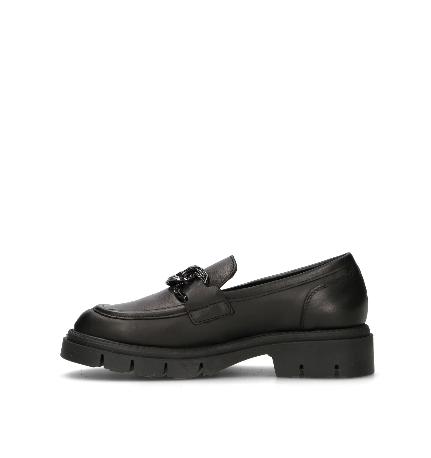 RABARBARO Mocassino donna nero in pelle - Image 4
