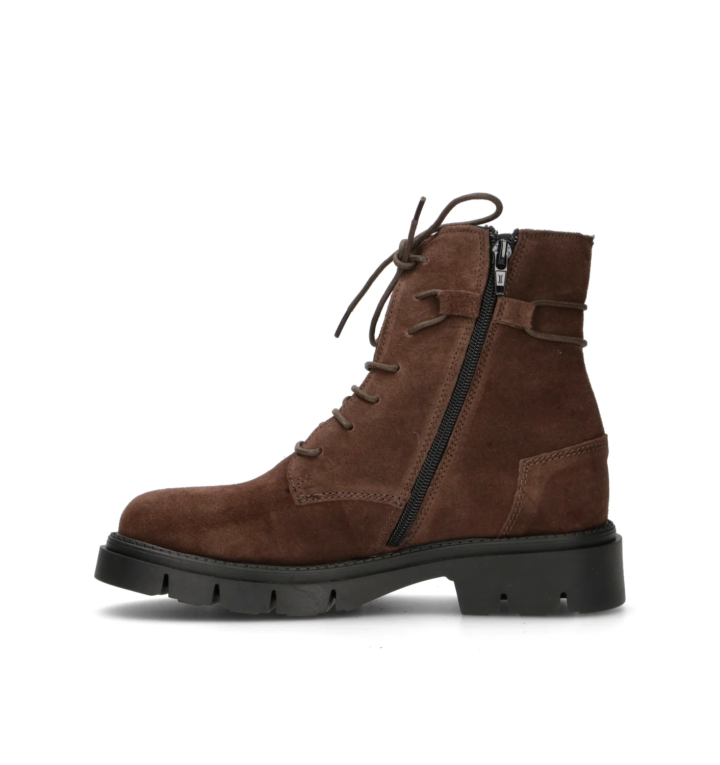 RABARBARO Polacco donna testa di moro in suede - Image 4