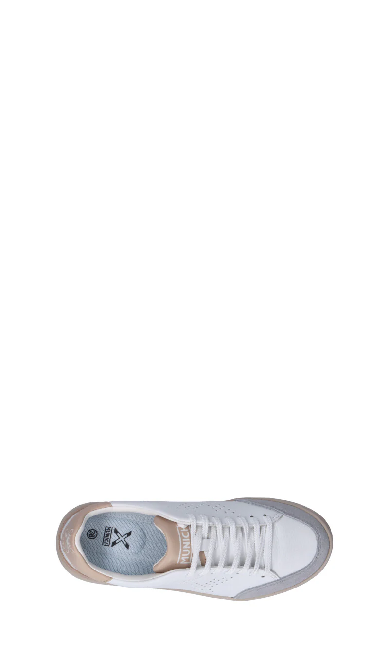 MUNICH - X-COURT Sneaker donna bianca/beige in pelle - Image 5