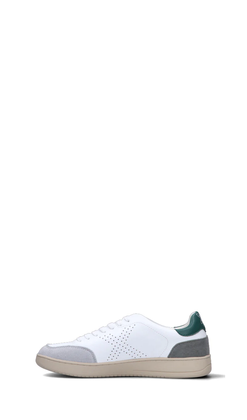 MUNICH - X-COURT Sneaker uomo bianca/verde in pelle - Image 4
