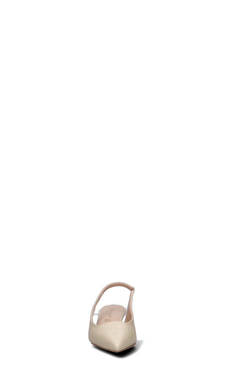 REBECCA VAN DIK Slingback donna beige - Image 3