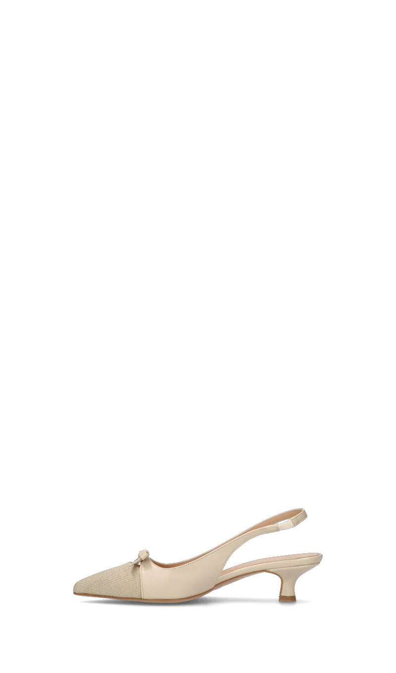 REBECCA VAN DIK Slingback donna beige - Image 4
