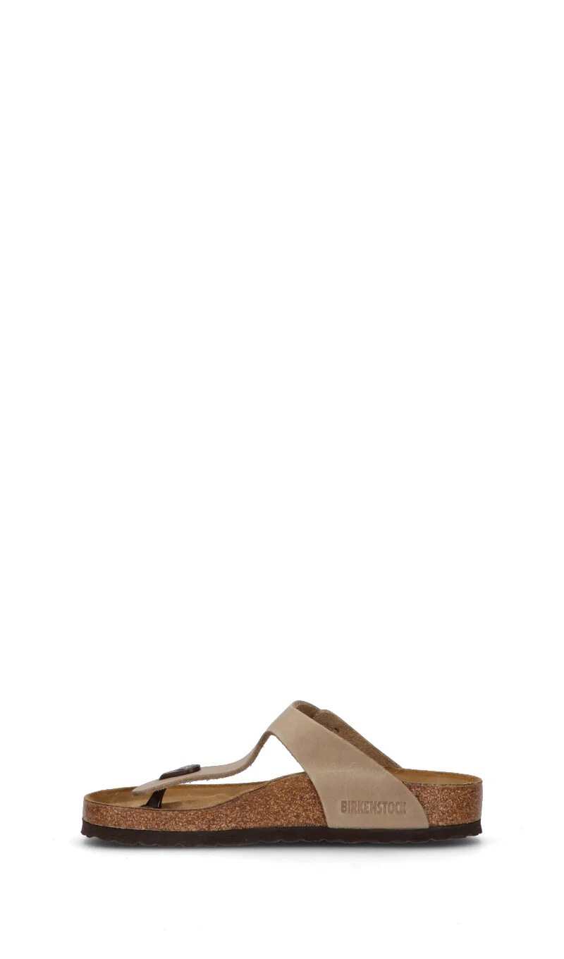 BIRKENSTOCK GIZEH BS Ciabatta donna grigia in pelle - Image 4