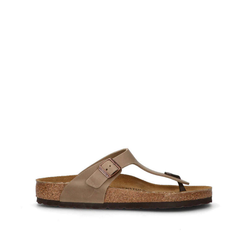 BIRKENSTOCK GIZEH BS Ciabatta uomo grigia in pelle
