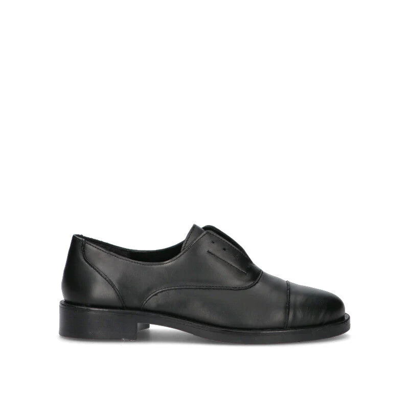VARIOPINTO Stringata donna nera in pelle