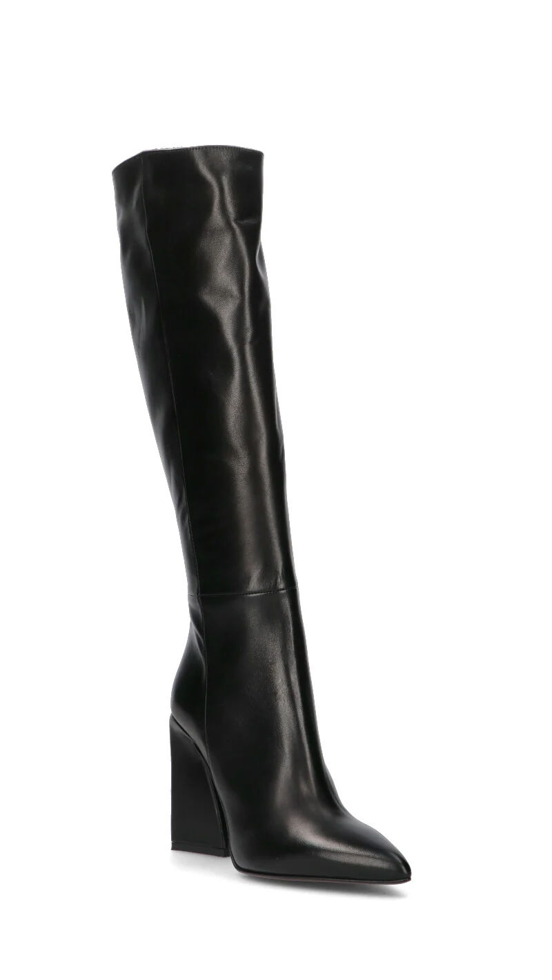 ALBANO Stivale donna nero in pelle - Image 2