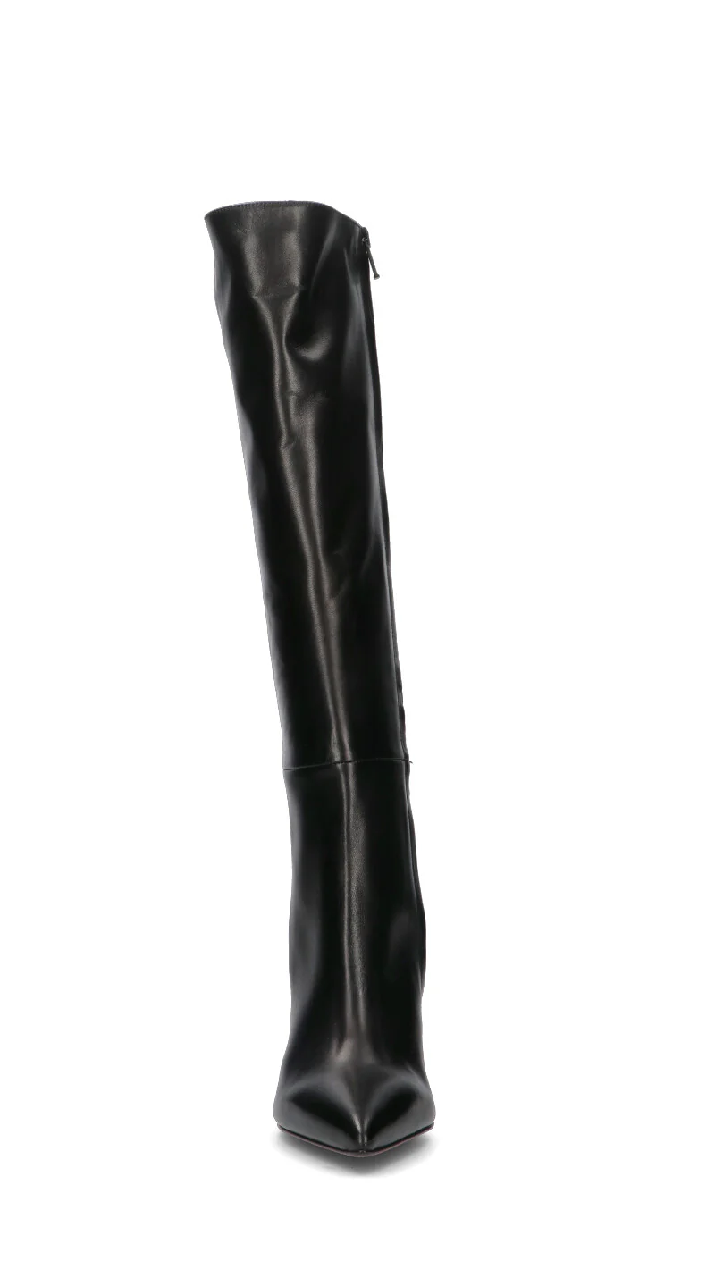 ALBANO Stivale donna nero in pelle - Image 3