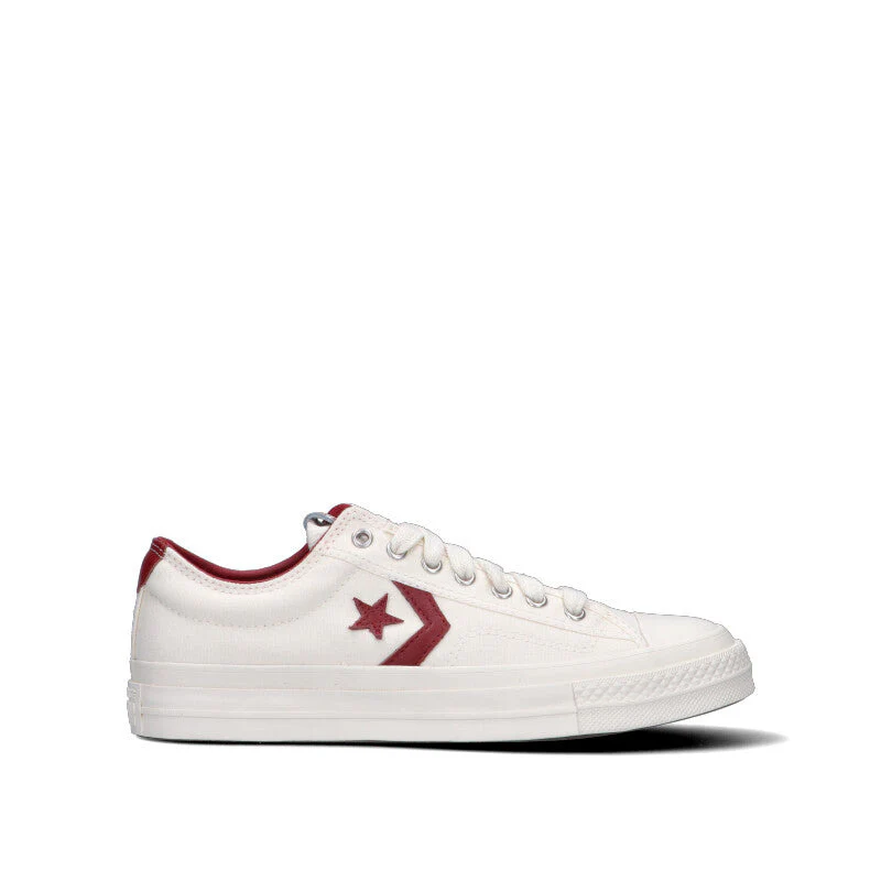 CONVERSE STAR PLAYER 76 OX Sneaker uomo bianca/rossa