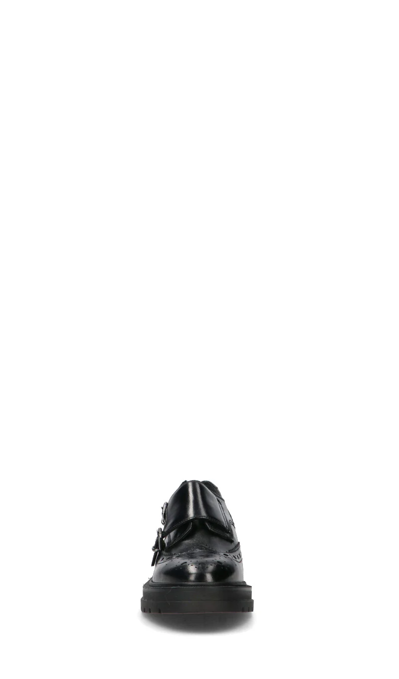 CARMENS Stringata donna nera in pelle - Image 3
